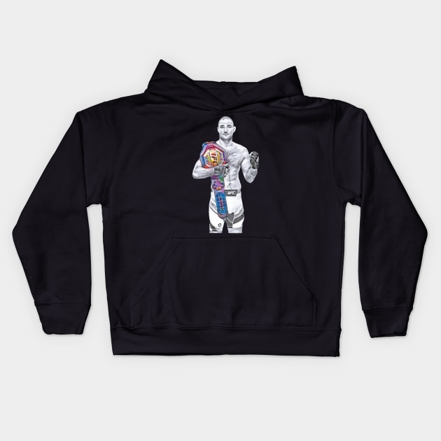 Sean Strickland Champion Kids Hoodie by FightIsRight